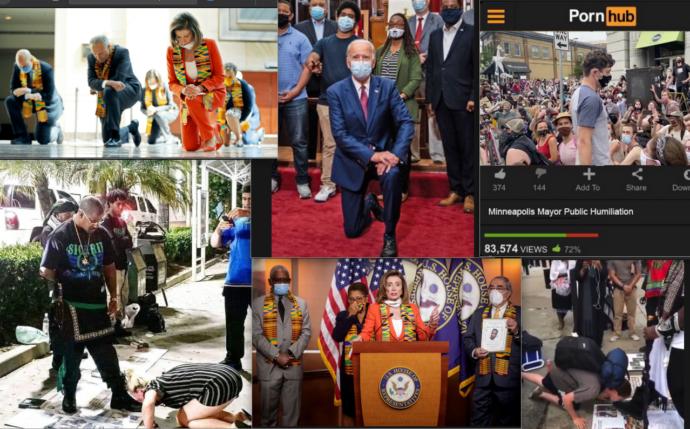 Why do white leftist people allow blacks to walk all over them?