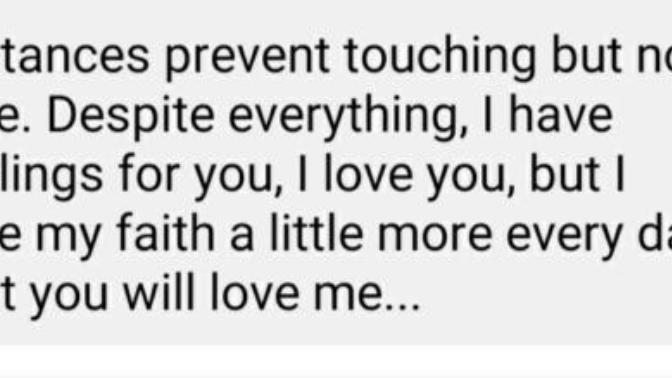 She wrote this to him 😮?