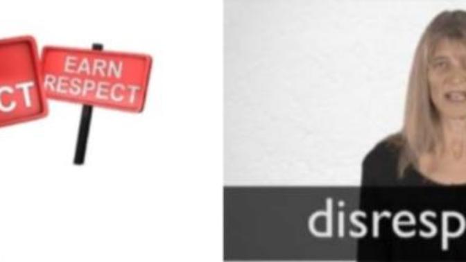 What's Worse? Disrespectful Words? Or Disrespectful Actions?