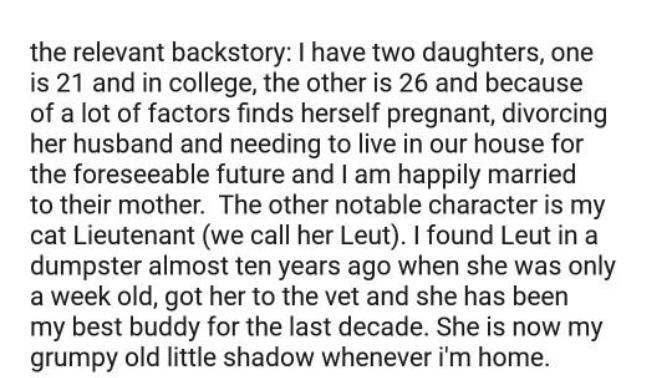 Was thid man overreacting by deciding to throw his daughter out of the house for sending his cat to the shelter?