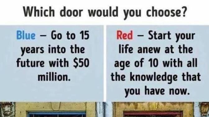 Which door would you choose?