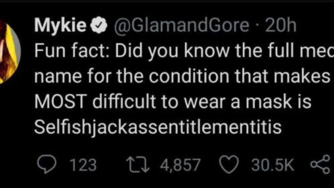 Do you wear a mask?