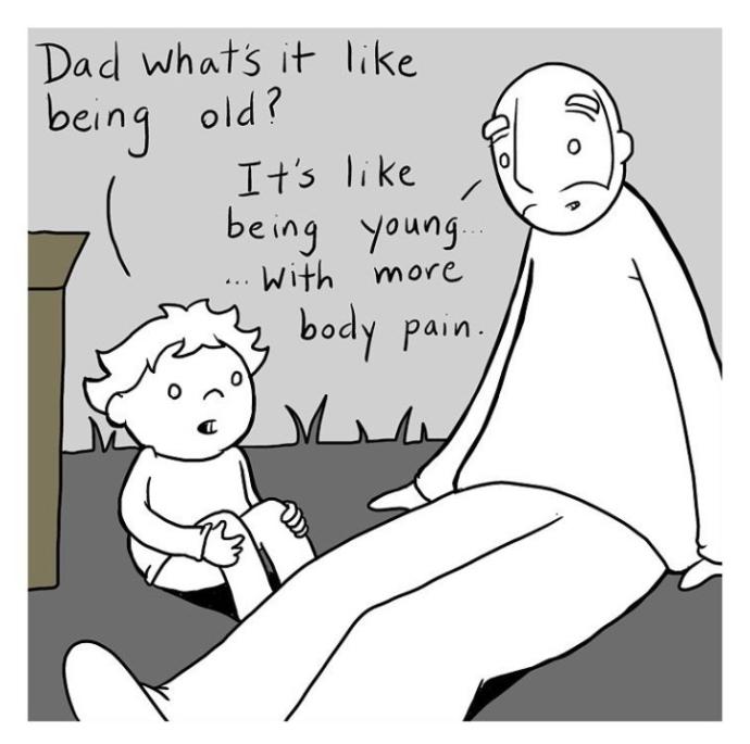 This question is specifically for older people but feel free to answer it if you are young too.
