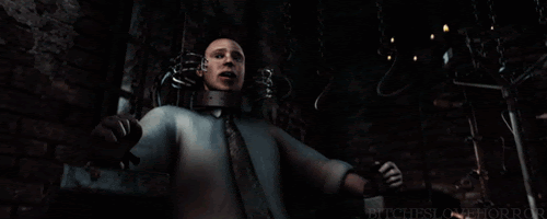 He got the chair... I cut all the death scenes out