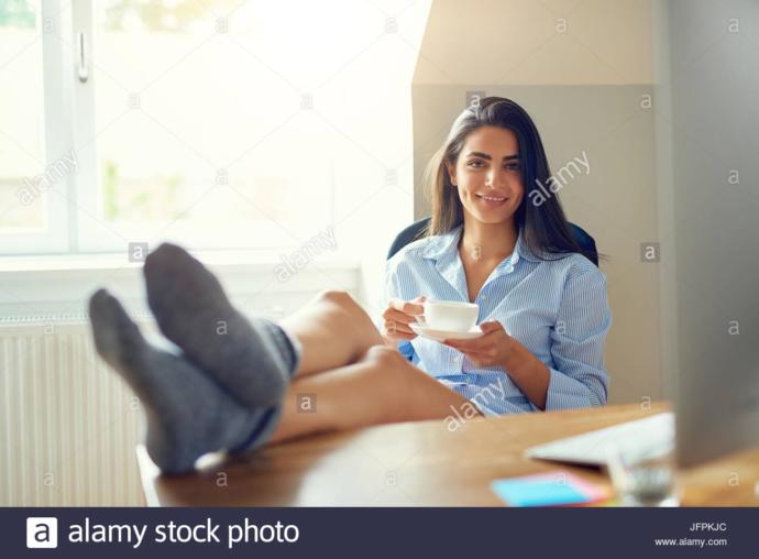 Do you prefer to wear socks or be barefoot at home?