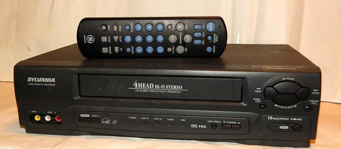 VHS Tape deck of the early 2000s