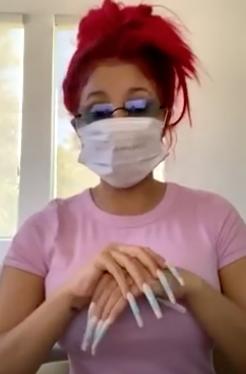 Cardi Scissorhands!
