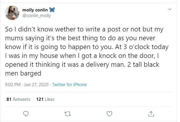 What do you think of pro BLM girl Molly Conlin getting Blacked?