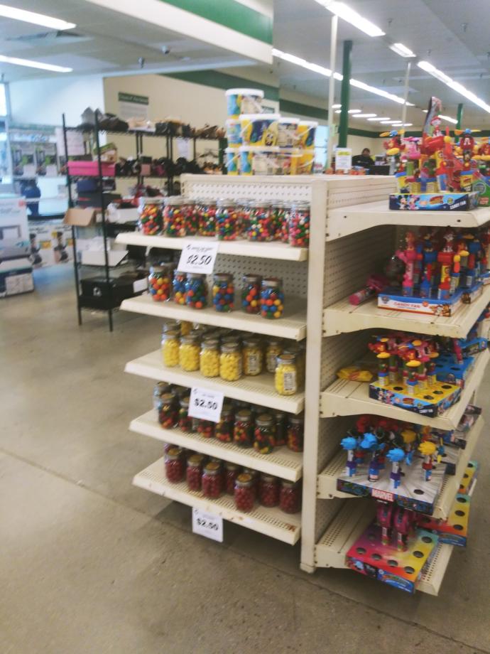 What all would you choose from this massive candy selection?
