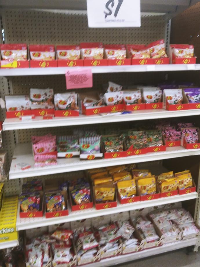What all would you choose from this massive candy selection?