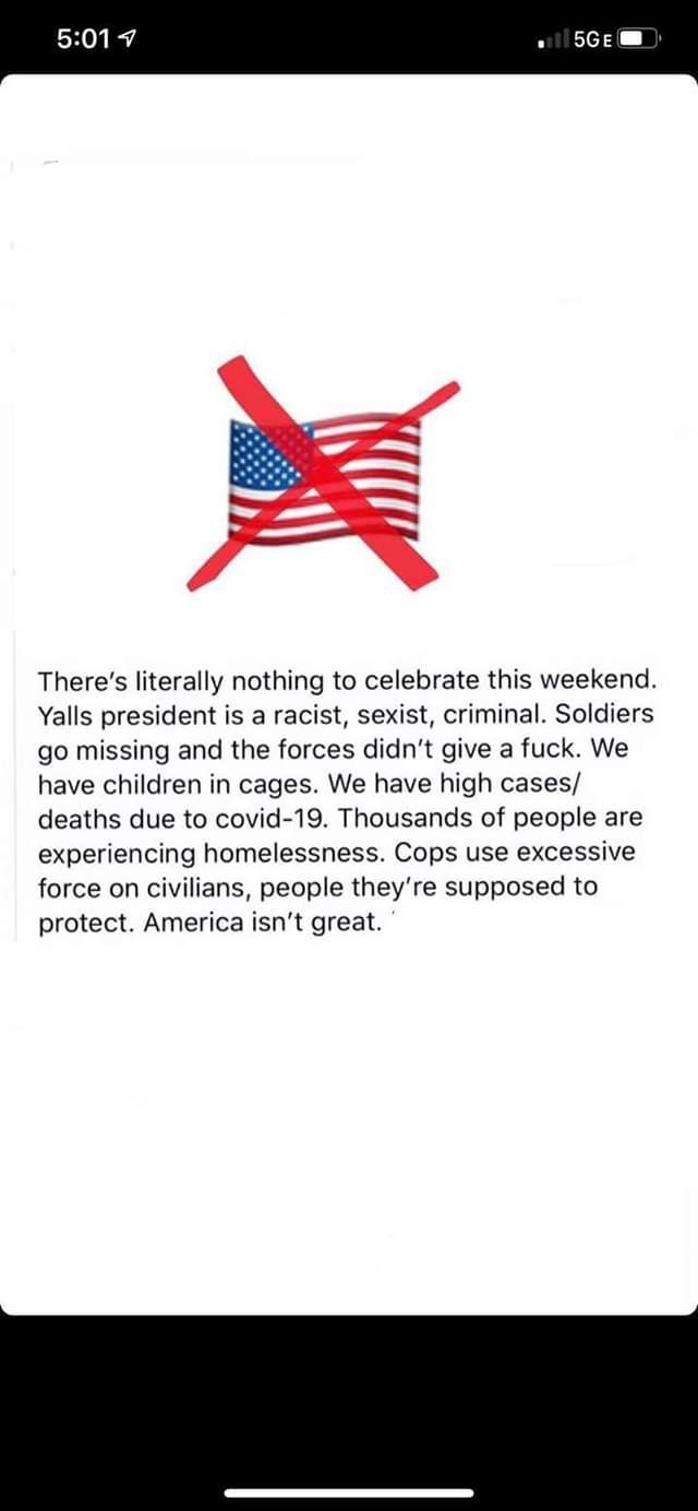 Thoughts On People Not Wanting To Celebrate The 4th Of July? Are You Celebrating The 4th Of July?