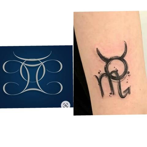 Which zodiac tattoo combination design would look best?
