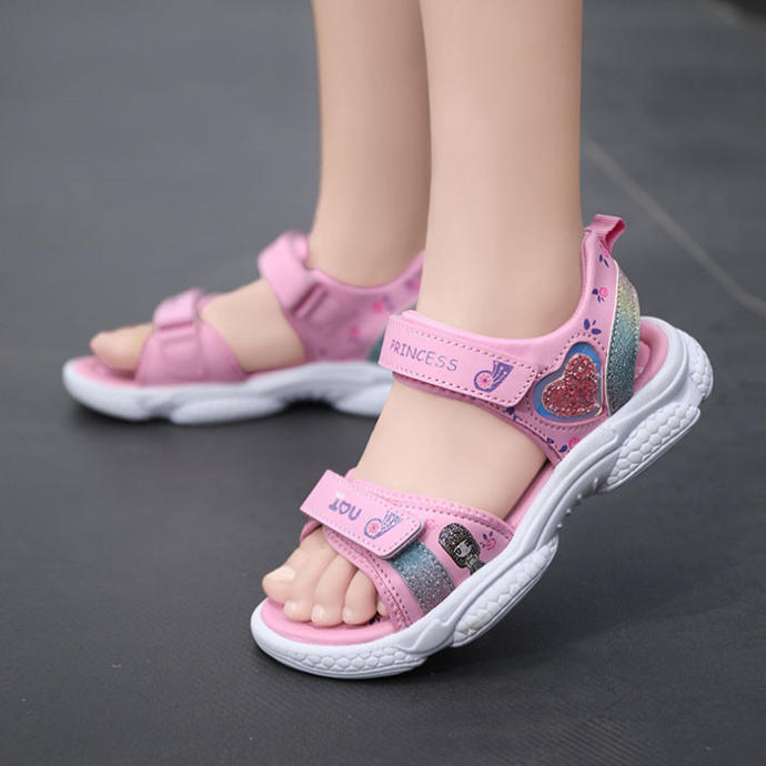 Which is of a better color for these Princess sandals: purple or pink?