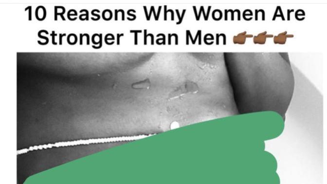 Do you believe women are stronger than men?