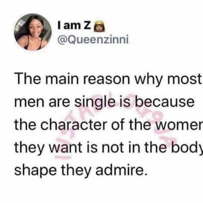 Is this the real reason why men are single? Agree or disagree 🤔?