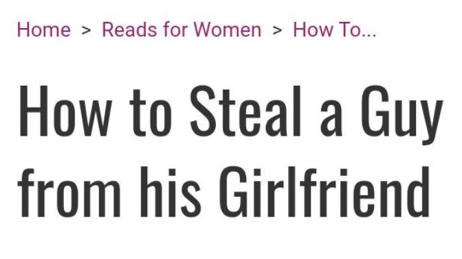 What are signs of a desperate woman?