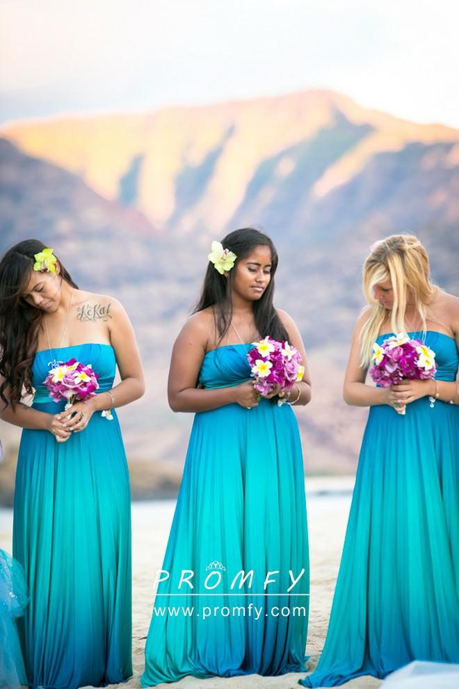 Which bridesmaid dress option looks the most interesting?