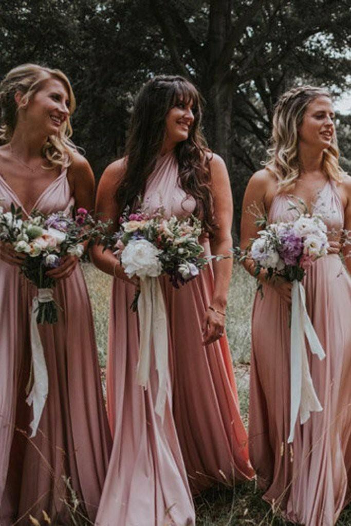 Which bridesmaid dress option looks the most interesting?