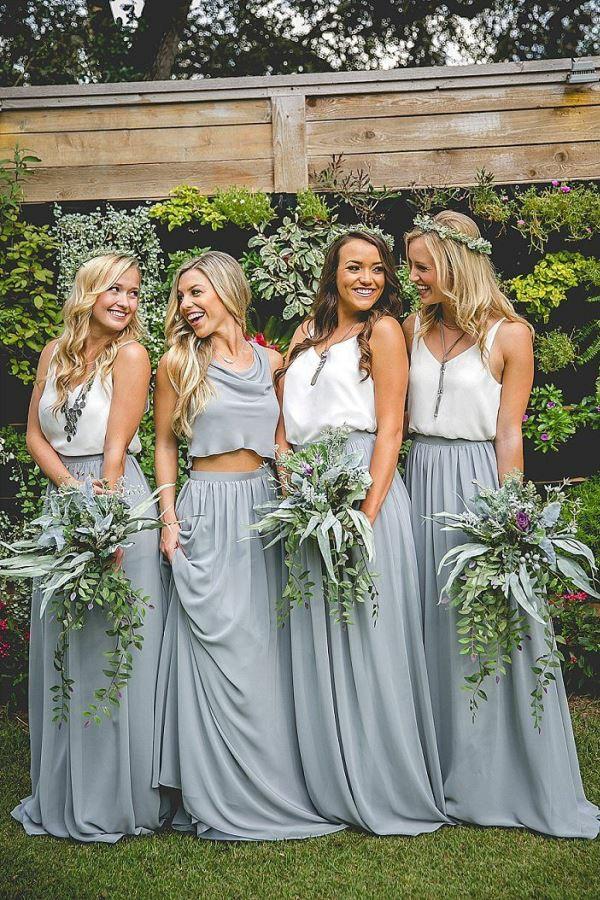 Which bridesmaid dress option looks the most interesting?