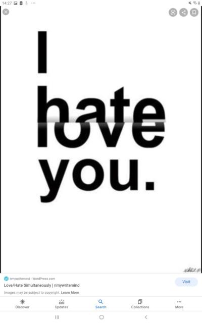 Can You Both Love And Hate Someone At The Same Time Girlsaskguys