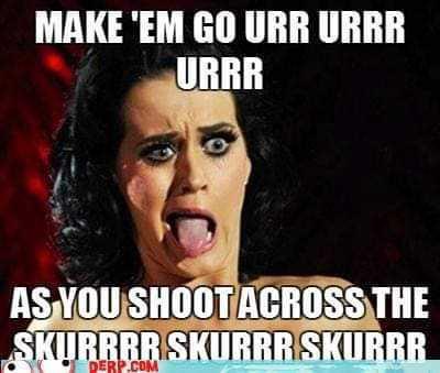 Why does Katy Perry say 'warm, WET and wild' in 'California Gurls'?