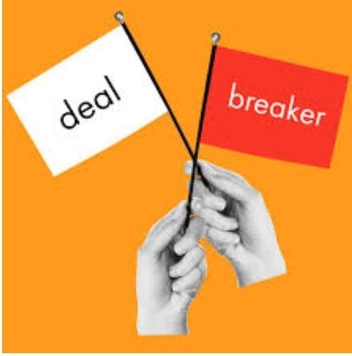 What are your deal-breakers?