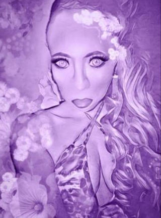 Which piece of purple art fusion photography do you like the best?