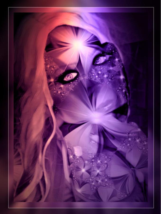 Which piece of purple art fusion photography do you like the best?