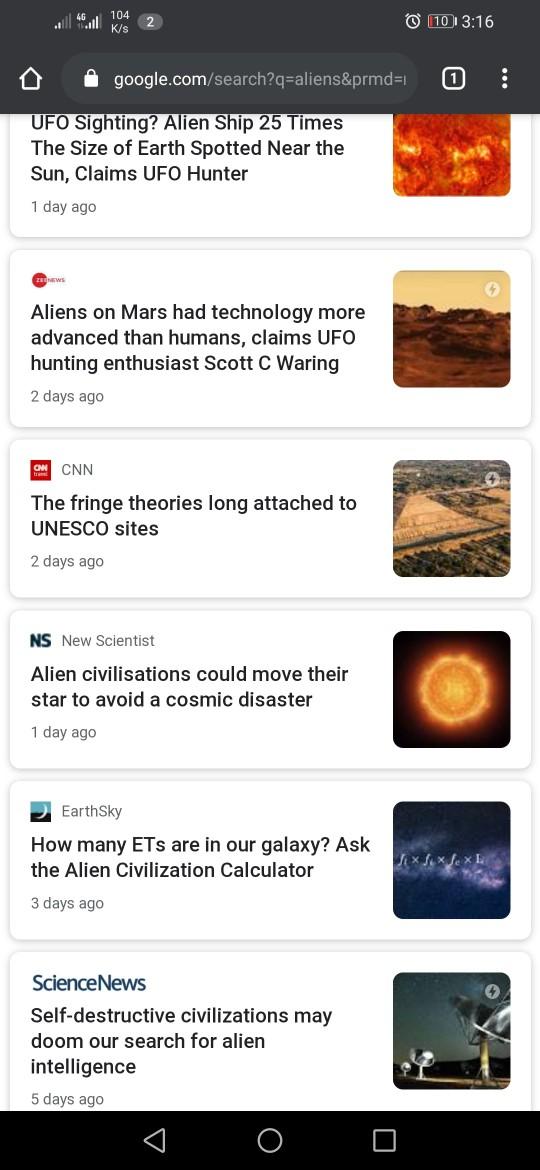 Do you believe aliens exist?