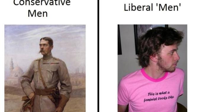 Ladies, who would you dread more being married too, a conservative or liberal man. No moderate?