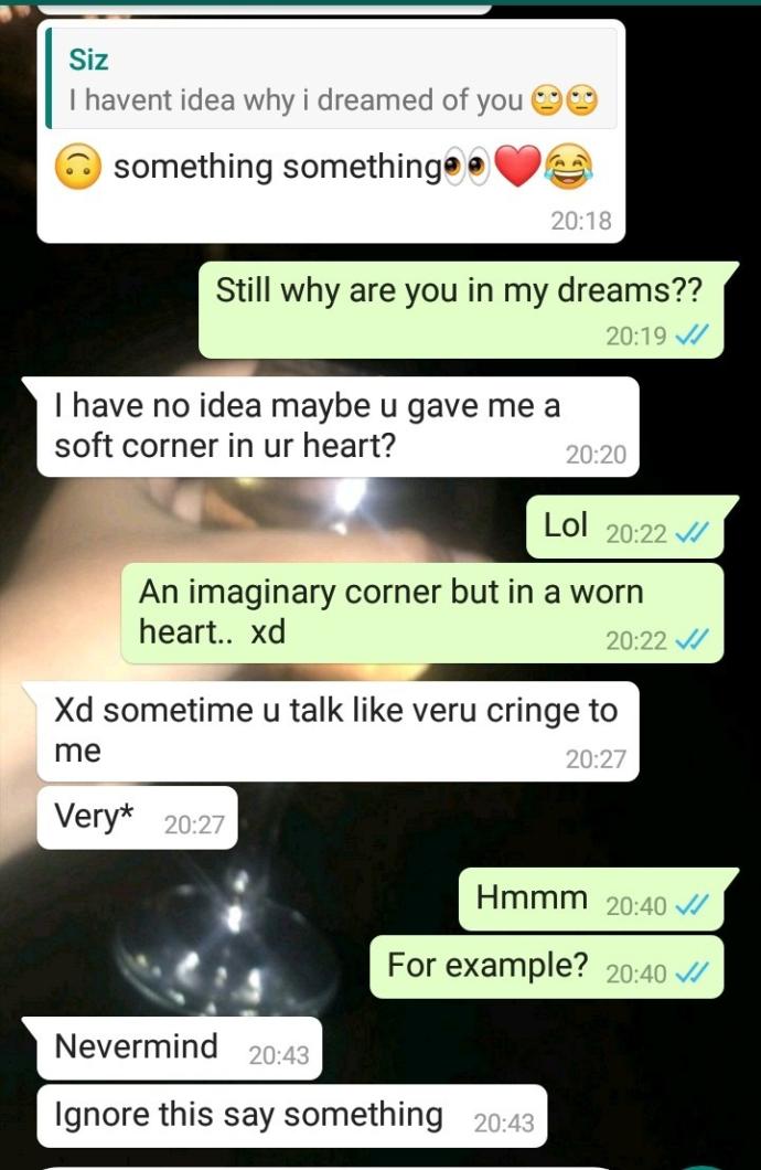 My ex-lover said to me that sometimes you talk to me cringe.. What did he mean?