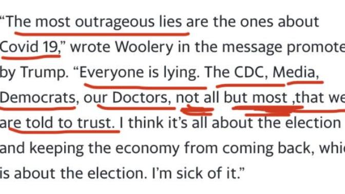 Do you believe everything that has been said about the virus? ?