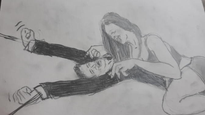 Saw this in my girlfriend's sketchbook, what does this mean?