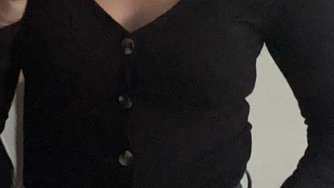 I have no cleavage - is it stupid of me to wear shirts who are cut quite open even tho I have nothing to show?