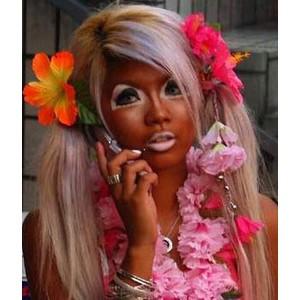 Keep overdoing the fake tan?