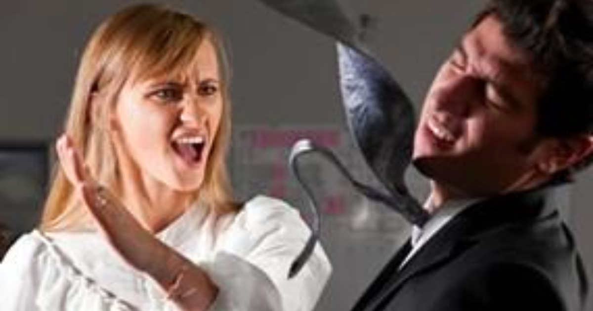 What can you do when a girl starts hitting you and pushing you and you