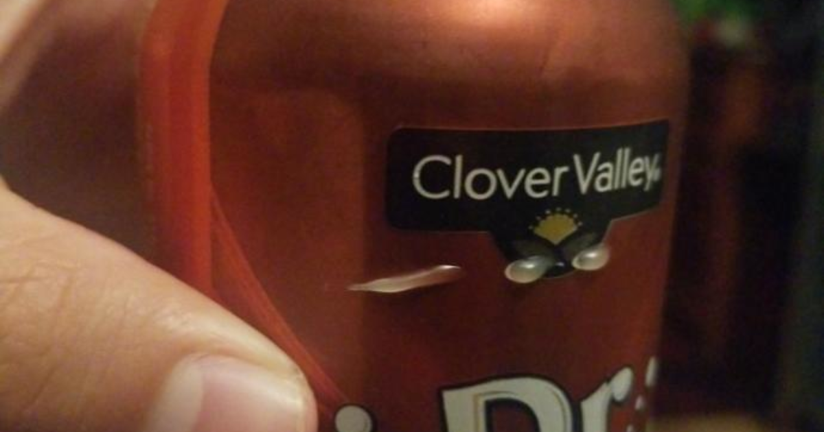 So what's that white stuff on the outside of off brand soda cans