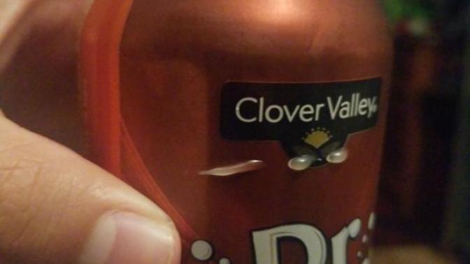 So what's that white stuff on the outside of off brand soda cans?