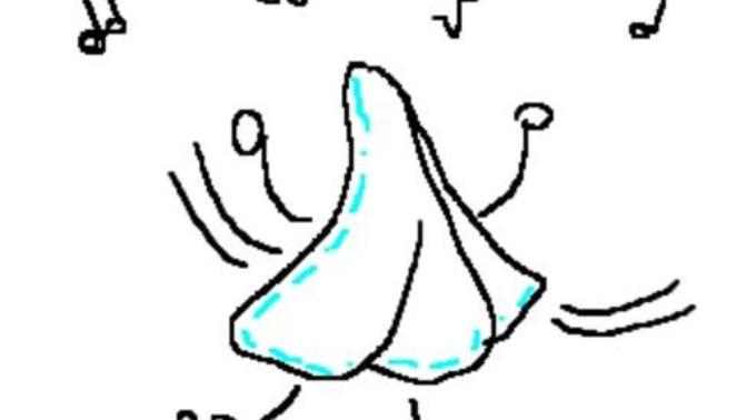 How do you make a tissue dance?