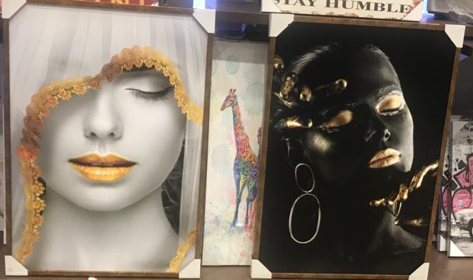 Is it racist to decorate with these photos?