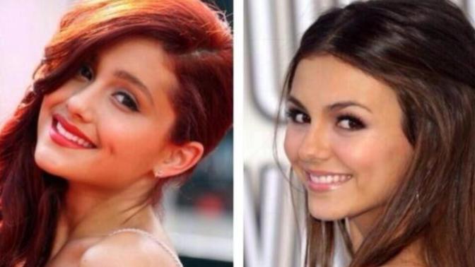 Which famous singer do you think is prettier, Victoria Justice or Ariana Grande?