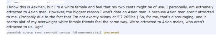 Should Asian dudes lower their standards compared to other races?