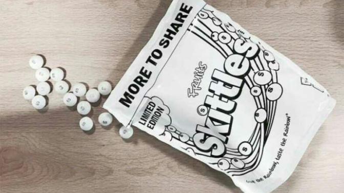 Are packs of all white skittles racist or anti-lgbt?