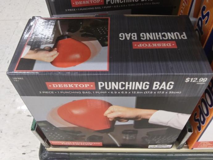What do you think of a desktop punching bag?