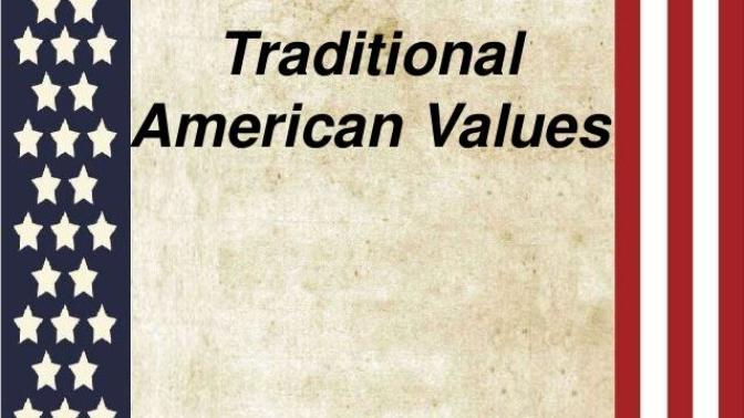 Do you want to see America return to its traditional values or in your country?