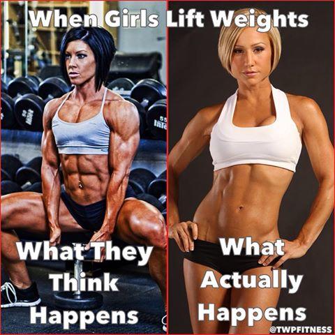 What's the problem with a woman being muscular?