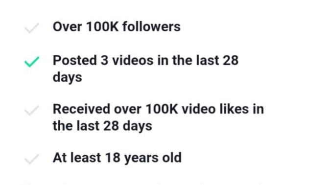 Why is the TikTok Creator Marketplace implying I'm under 18 if I am 20?