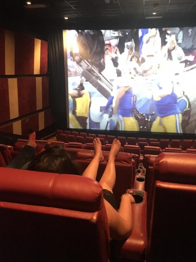 What do you think about bare feet in a movie theater?
