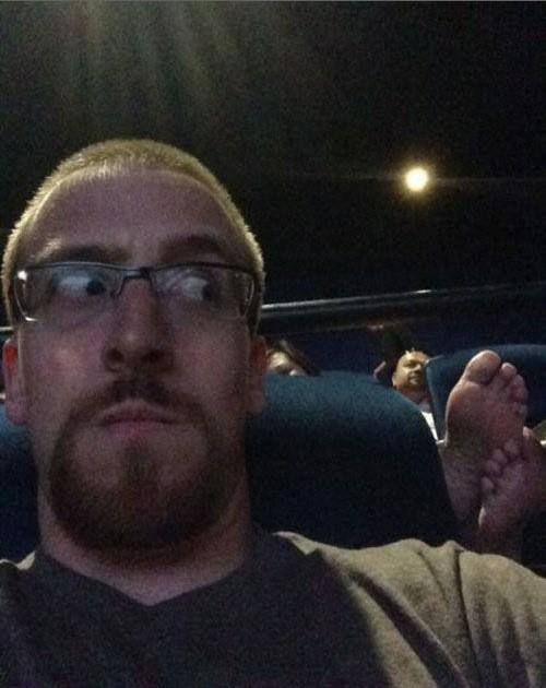 What do you think about bare feet in a movie theater?