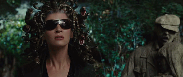Im curious...Would reflective glasses protect you against Medusas eyes?